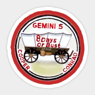 Gemini 5 mission patch/Artwork Sticker